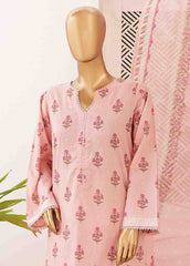 SMPR-0411- 3 Piece Printed Stitched Suit