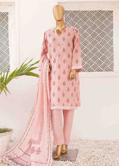 SMPR-0411- 3 Piece Printed Stitched Suit