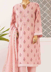 SMPR-0411- 3 Piece Printed Stitched Suit