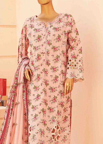 Bin Saeed Fabric - SMTB-0137- 3 Piece Embroidered Stitched Suit