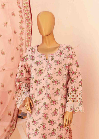 Bin Saeed Fabric - SMTB-0137- 3 Piece Embroidered Stitched Suit