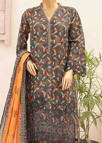 Bin Saeed Fabric - SMTB-0148 A- 3 Piece Embroidered Stitched Suit