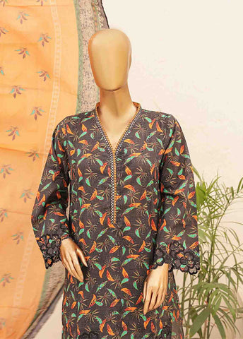 Bin Saeed Fabric - SMTB-0148 A- 3 Piece Embroidered Stitched Suit