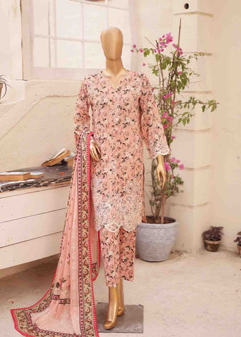 Bin Saeed Fabric - SMTB-0151 B- 3 Piece Embroidered Stitched Suit