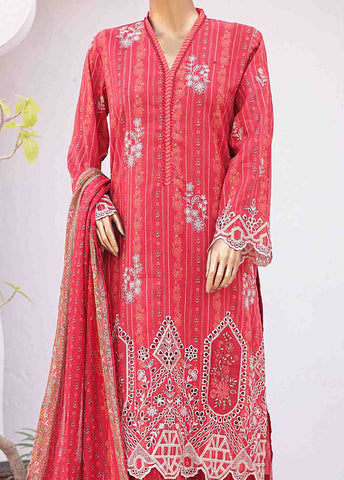 Bin Saeed Fabric - SMTB-0152- 3 Piece Embroidered Stitched Suit
