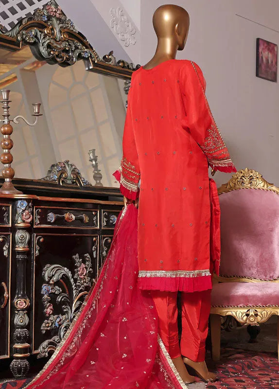 Bin Saeed Fabric - SPF-D39 -  3 Piece Organza Formal