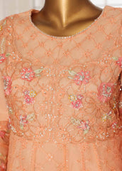 STS-001- 3 Piece Organza Stitched Suit
