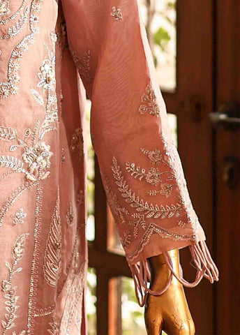 Bin Saeed Fabric - STS-006 - 3 Piece Embroidered Organza