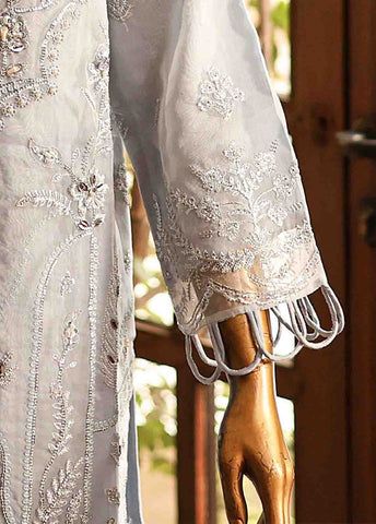 Bin Saeed Fabric - STS-006 A- 3 Piece Embroidered Organza