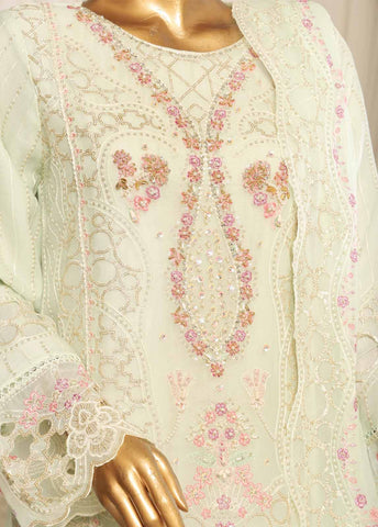 Bin Saeed Fabric - STSC-015- 3 Piece Chiffon Stitched Suit