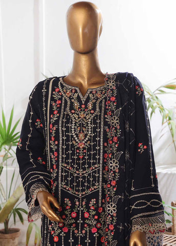 Bin Saeed Fabric - STSC-019- 3 Piece Chiffon Stitched Suit