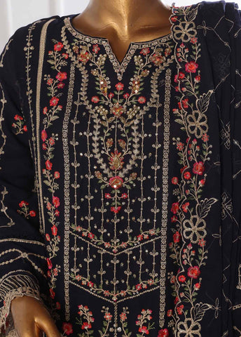 Bin Saeed Fabric - STSC-019- 3 Piece Chiffon Stitched Suit