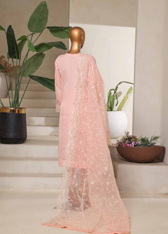 Bin Saeed Fabric - STSC-019 U- 3 Piece Chiffon Stitched Suit