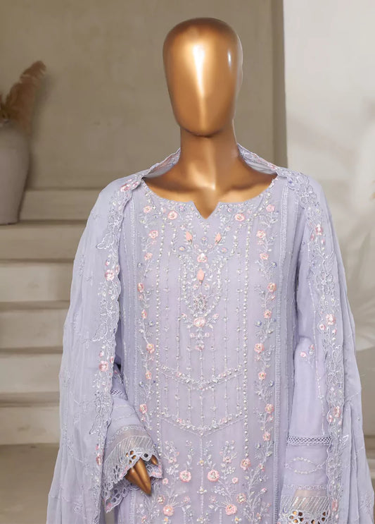 STSC-022 M- 3 Piece Chiffon Stitched Suit