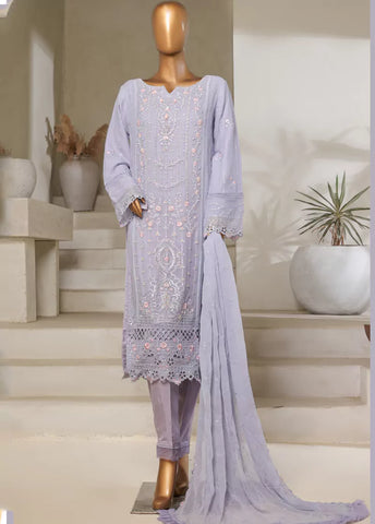 STSC-022 M- 3 Piece Chiffon Stitched Suit