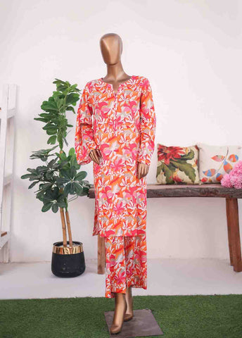 Bin Saeed Fabric - SWCK-025- 2 Piece Printed Stitched Co-ords