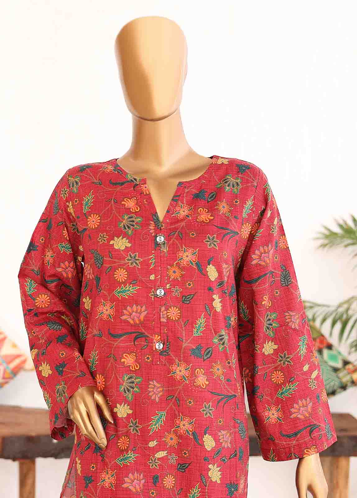 Bin Saeed Fabric - SWCK-028- 2 Piece Printed Stitched Co-Ords