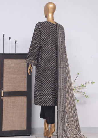 Bin Saeed Fabric - Sm-612- 3 Piece Printed Stitched Suit
