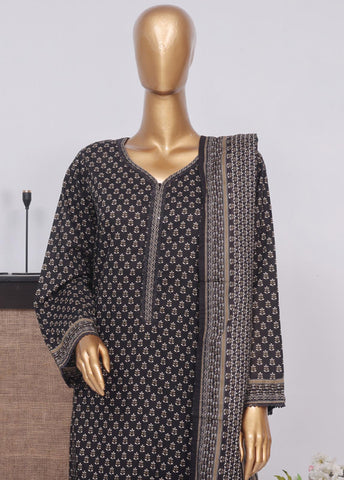 Bin Saeed Fabric - Sm-612- 3 Piece Printed Stitched Suit
