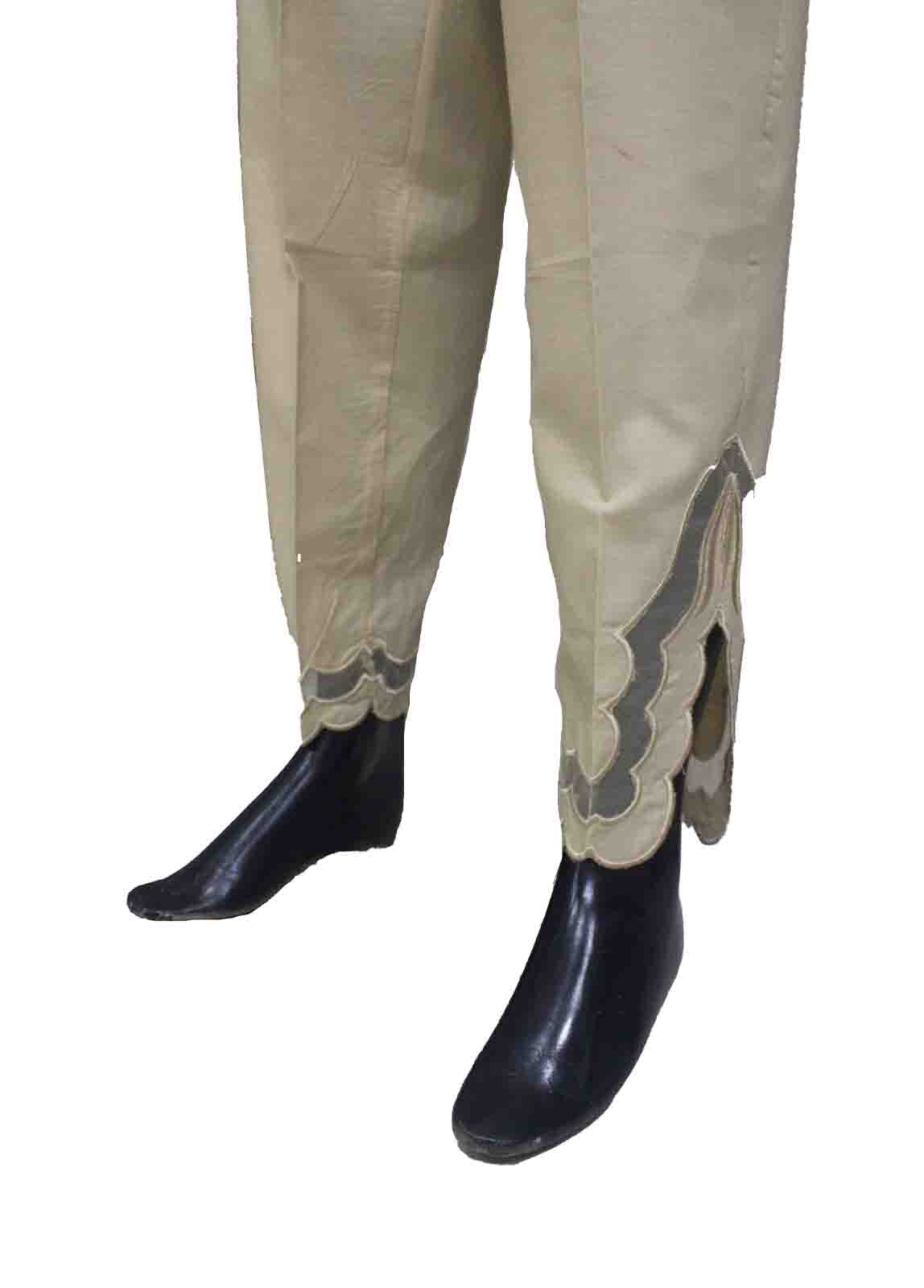 TR-002-Beige Cotton Trouser