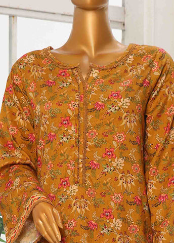 Bin Saeed Fabric - WC-001- 3 Piece Printed Suit