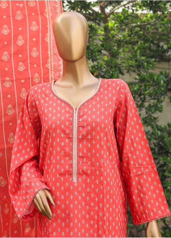 Bin Saeed Fabric - WC-009- 3 Piece Printed Suit