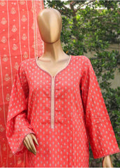 WC-009- 3 Piece Printed Cotton Suit