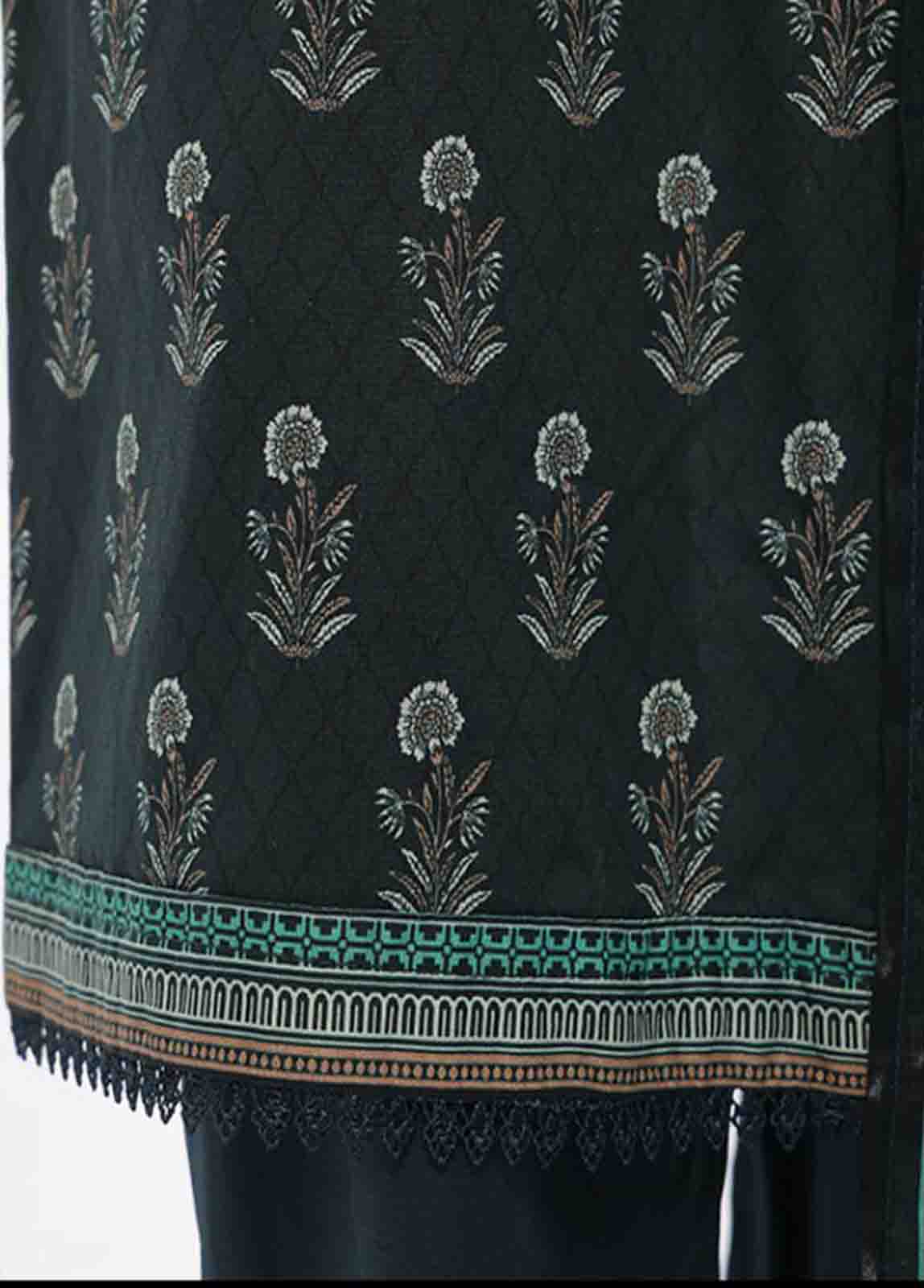 Bin Saeed Fabric - WC-013- 3 Piece Printed Stitched Suit