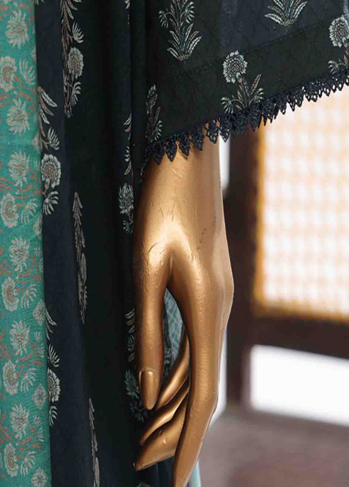 Bin Saeed Fabric - WC-013- 3 Piece Printed Stitched Suit