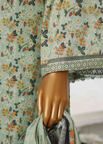 Bin Saeed Fabric - WC-016- 3 Piece Printed Suit
