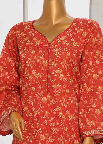 Bin Saeed Fabric - WC-019- 3 Piece Printed Suit