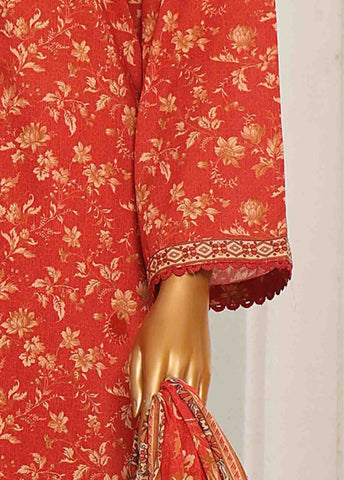 Bin Saeed Fabric - WC-019- 3 Piece Printed Suit