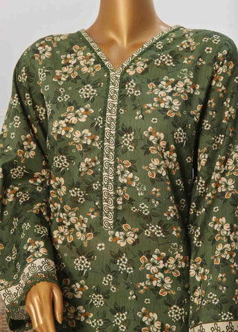 Bin Saeed Fabric - WC-020- 3 Piece Printed Cotton Suit