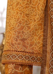 WC-02528- 3 Piece Printed Cotton Stitched Suit