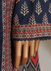 WC-02535- 3 Piece Printed Cotton Stitched Suit