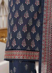 WC-02535- 3 Piece Printed Cotton Stitched Suit