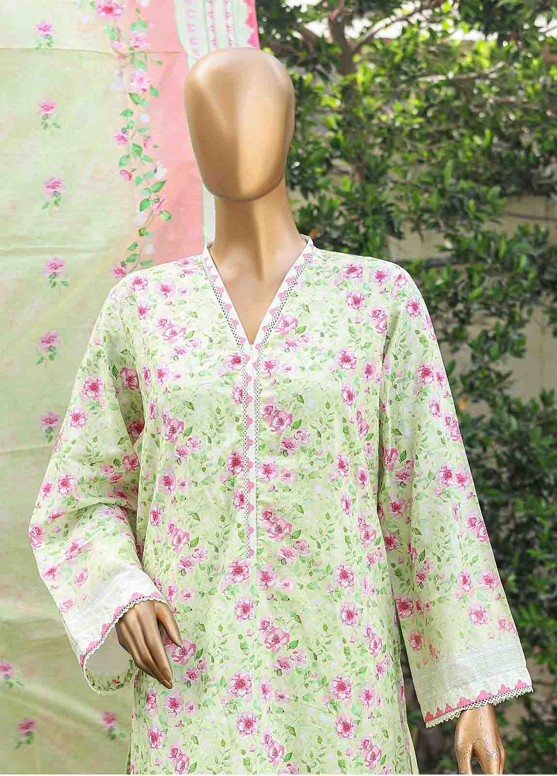 WC-026- 3 Piece Printed Cotton Suit