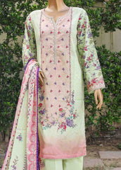 WC-027- 3 Piece Printed Cotton Suit