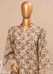 WC-37- 3 Piece Luxury Embroidered Stitched Suit