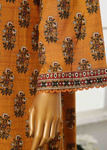 Bin Saeed Fabric - WC-043- 3 Piece Printed Cotton Suit
