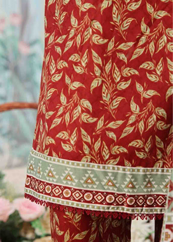 Bin Saeed Fabric - WC-045- 3 Piece Printed Cotton Suit