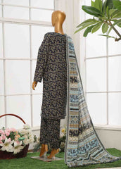 WC-046- 3 Piece Printed Cotton Suit