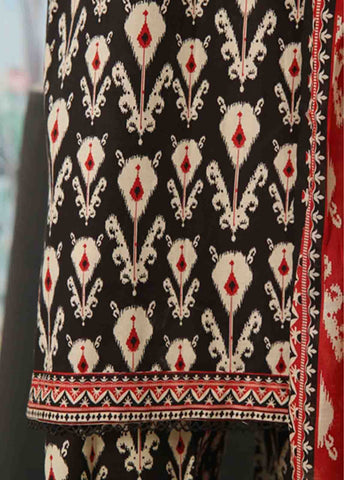 Bin Saeed Fabric - WC-049- 3 Piece Printed Cotton Suit