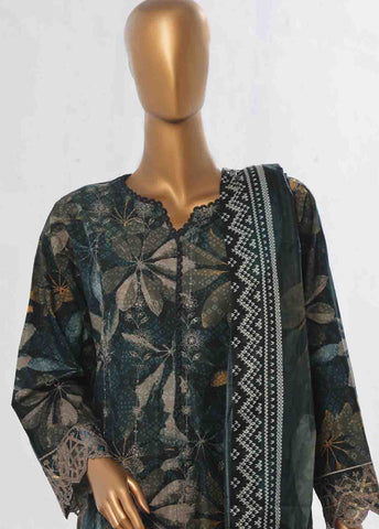 Bin Saeed Fabric - WC-11- 3 Piece Luxury Embroidered Stitched Suit