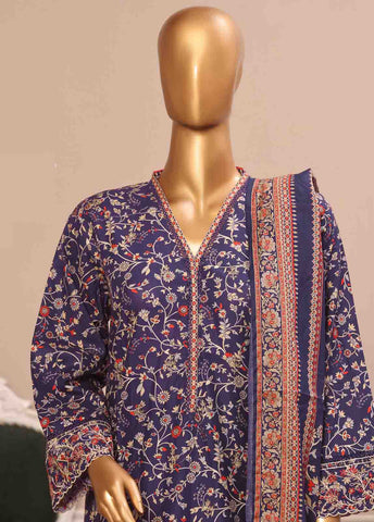 Bin Saeed Fabric - WC-17- 3 Piece Luxury Embroidered Stitched Suit