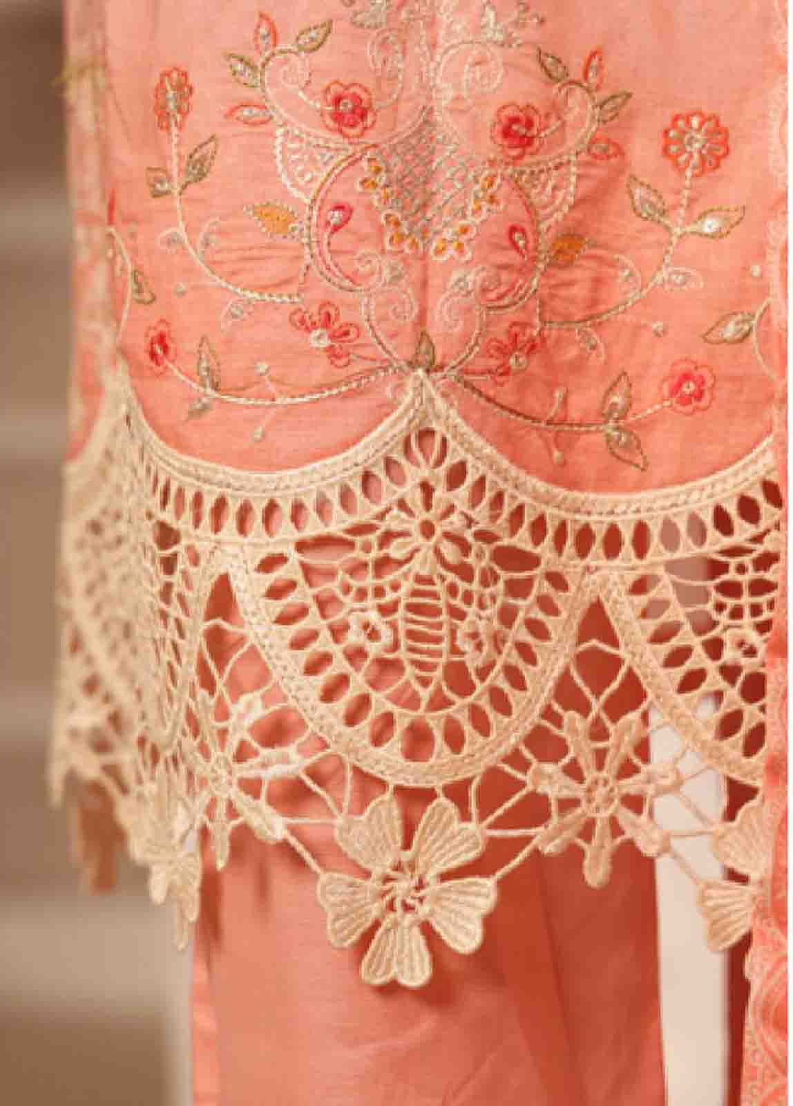 Bin Saeed Fabric - WC-22- 3 Piece Luxury Embroidered Stitched Suit