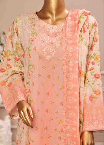 Bin Saeed Fabric - WC-22- 3 Piece Luxury Embroidered Stitched Suit
