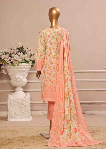 Bin Saeed Fabric - WC-22- 3 Piece Luxury Embroidered Stitched Suit