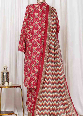 Bin Saeed Fabric - WC-2519- 3 Piece Printed Cotton Stitched Suit