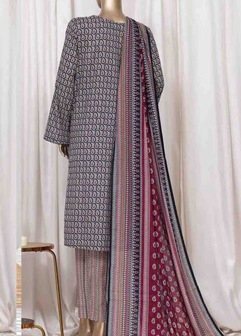 Bin Saeed Fabric - WC-2520- 3 Piece Printed Cotton Stitched Suit